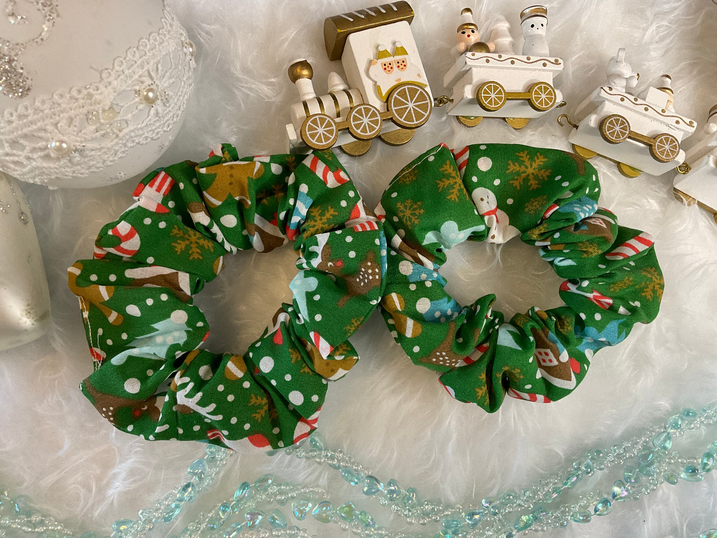 Children's Christmas Hair Scrunchies