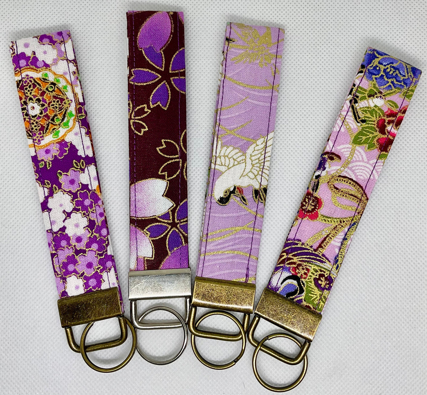 Purple Japanese Fabric Style Wristlets