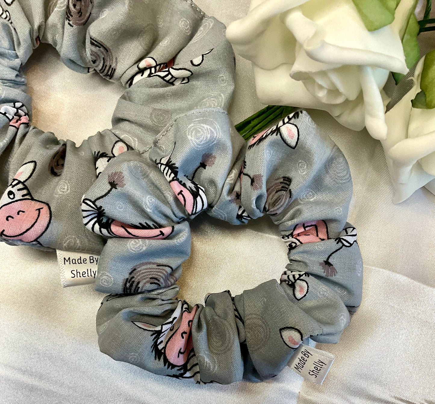 Cute Zebra Hair Scrunchie