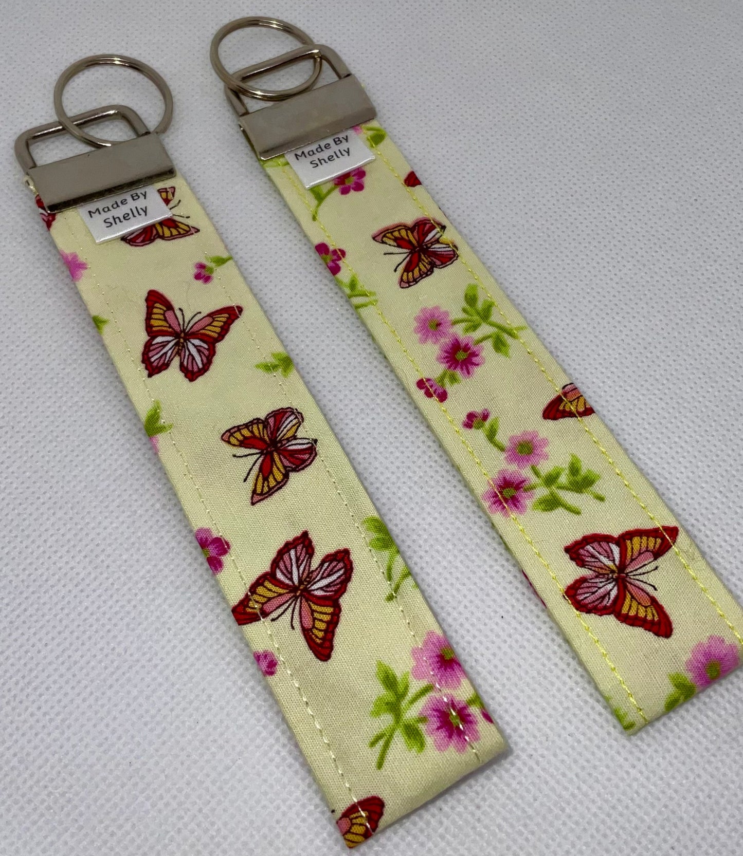 Yellow Butterfly Wristlet