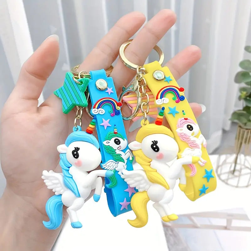 Cute unicorn keyring/wristlet. Fantastic for unicorn lovers.