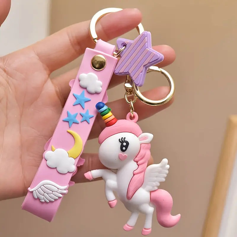 Cute unicorn keyring/wristlet. Fantastic for unicorn lovers.