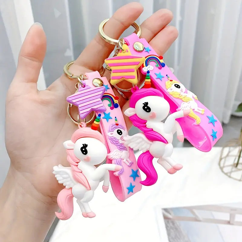 Cute unicorn keyring/wristlet. Fantastic for unicorn lovers.