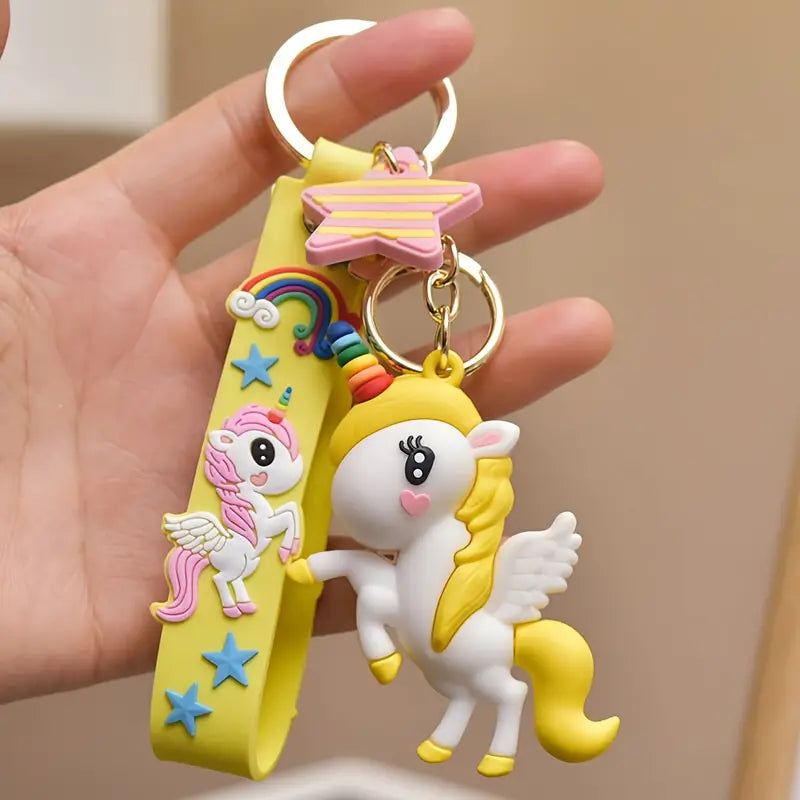 Cute unicorn keyring/wristlet. Fantastic for unicorn lovers.