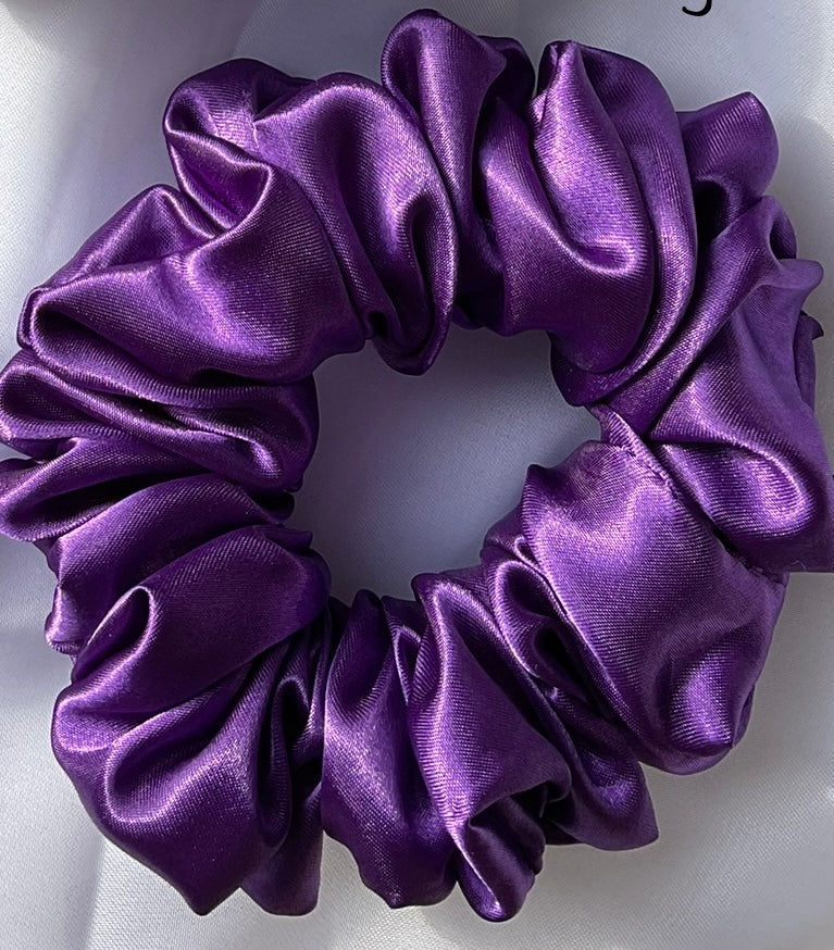 The Jodie Satin Hair Scrunchies