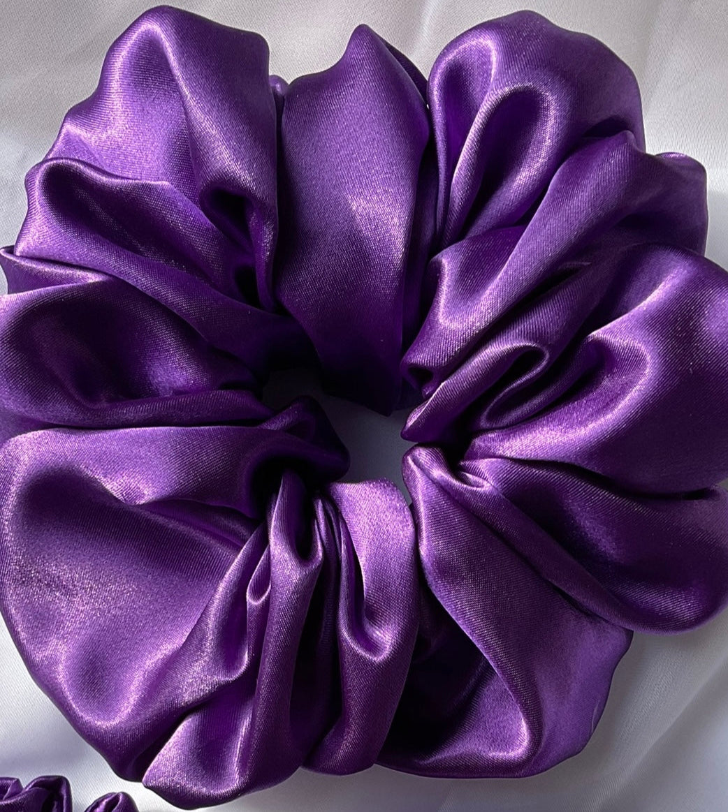 The Jodie Satin Hair Scrunchies