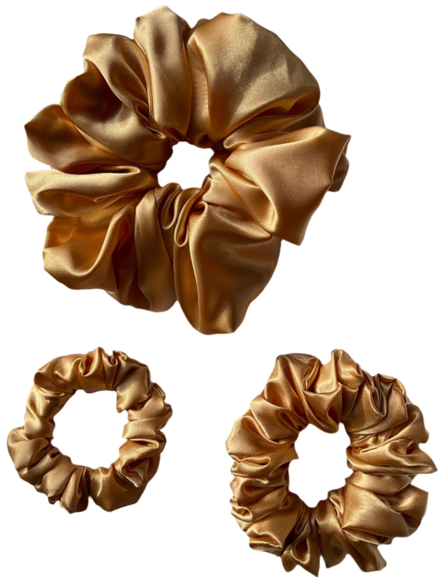 The Alexandra Satin Hair Scrunchies