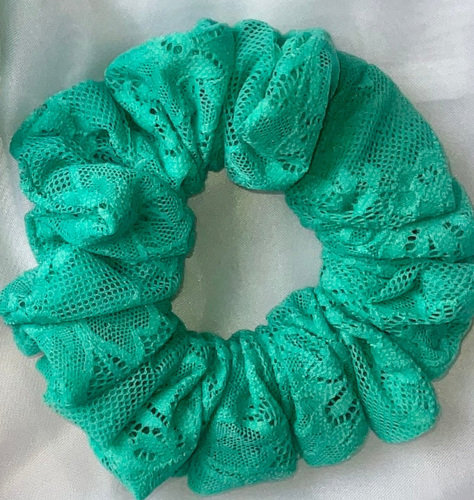 The Lisa Lace Hair Scrunchies