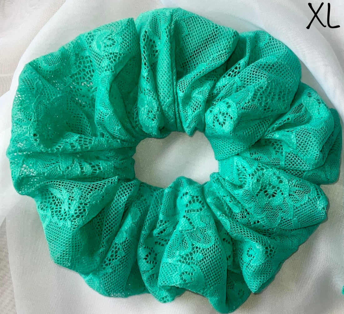 The Lisa Lace Hair Scrunchies