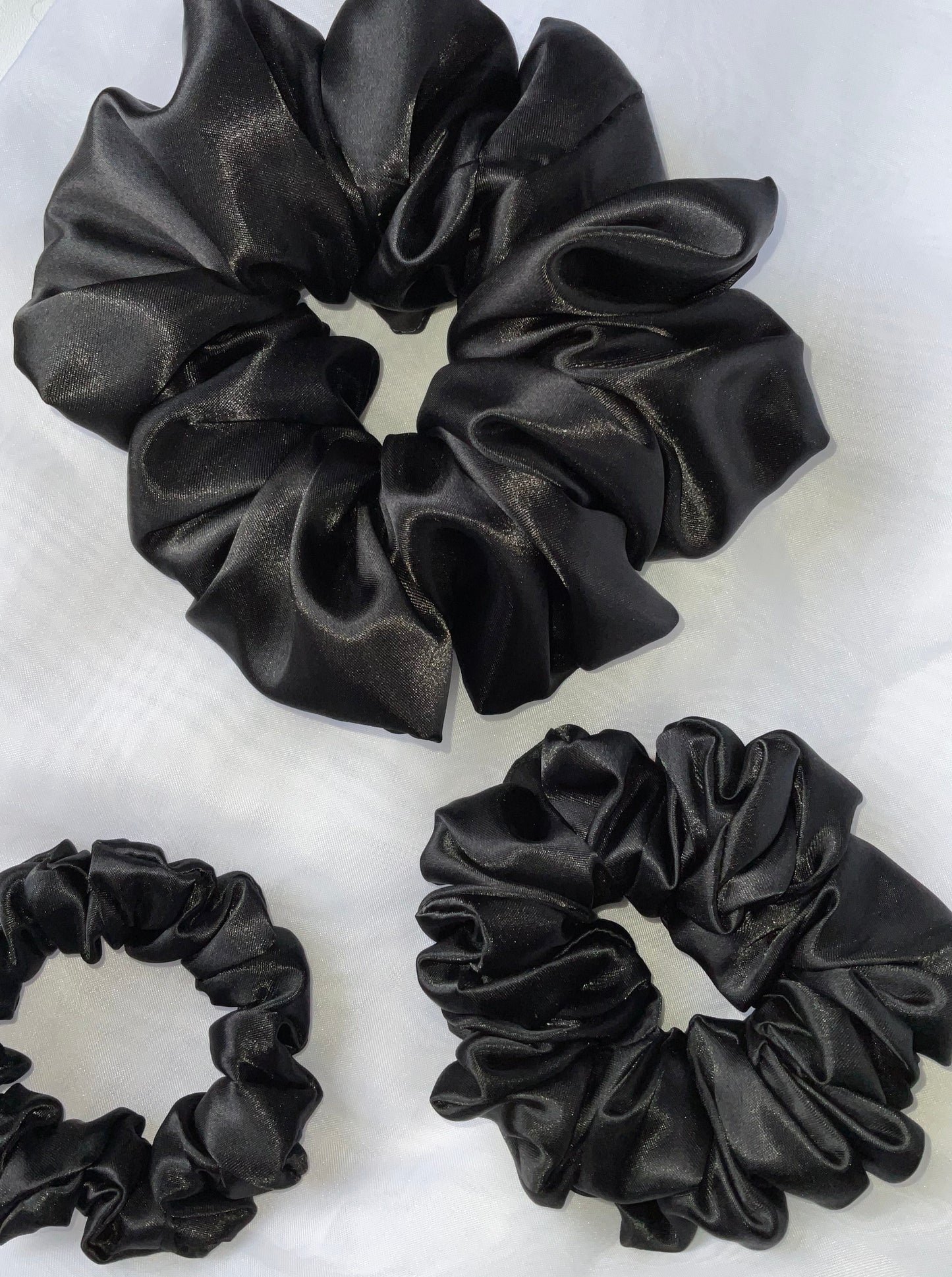 The Brooklyn Satin Hair Scrunchies