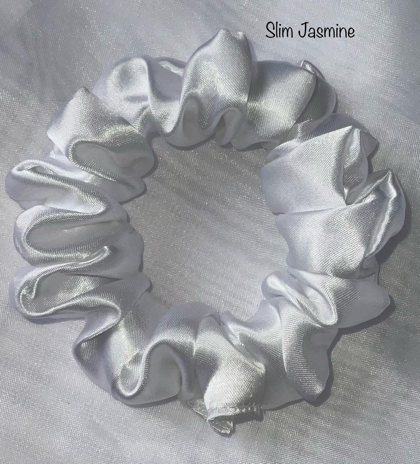 The Jasmine Satin Hair Scrunchies