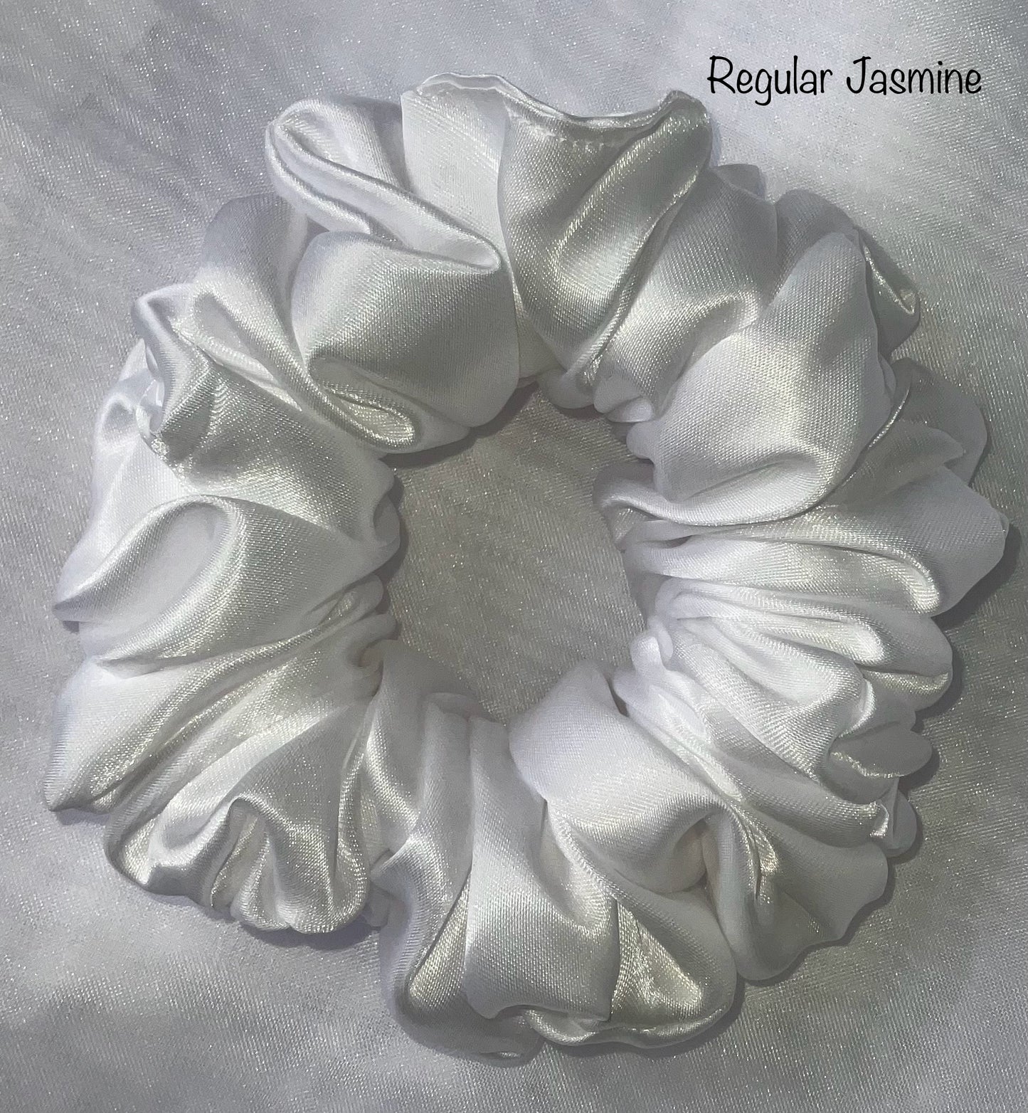 The Jasmine Satin Hair Scrunchies