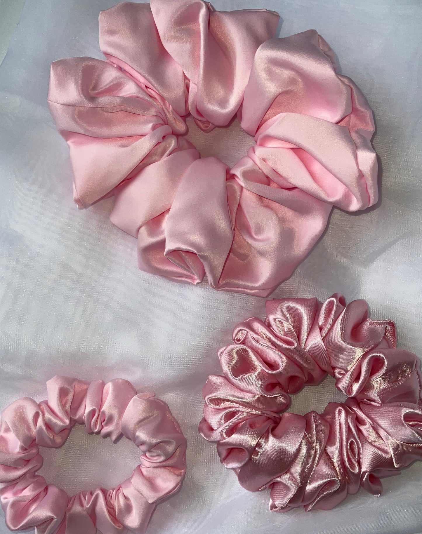 The Penelope Satin Hair Scrunchies
