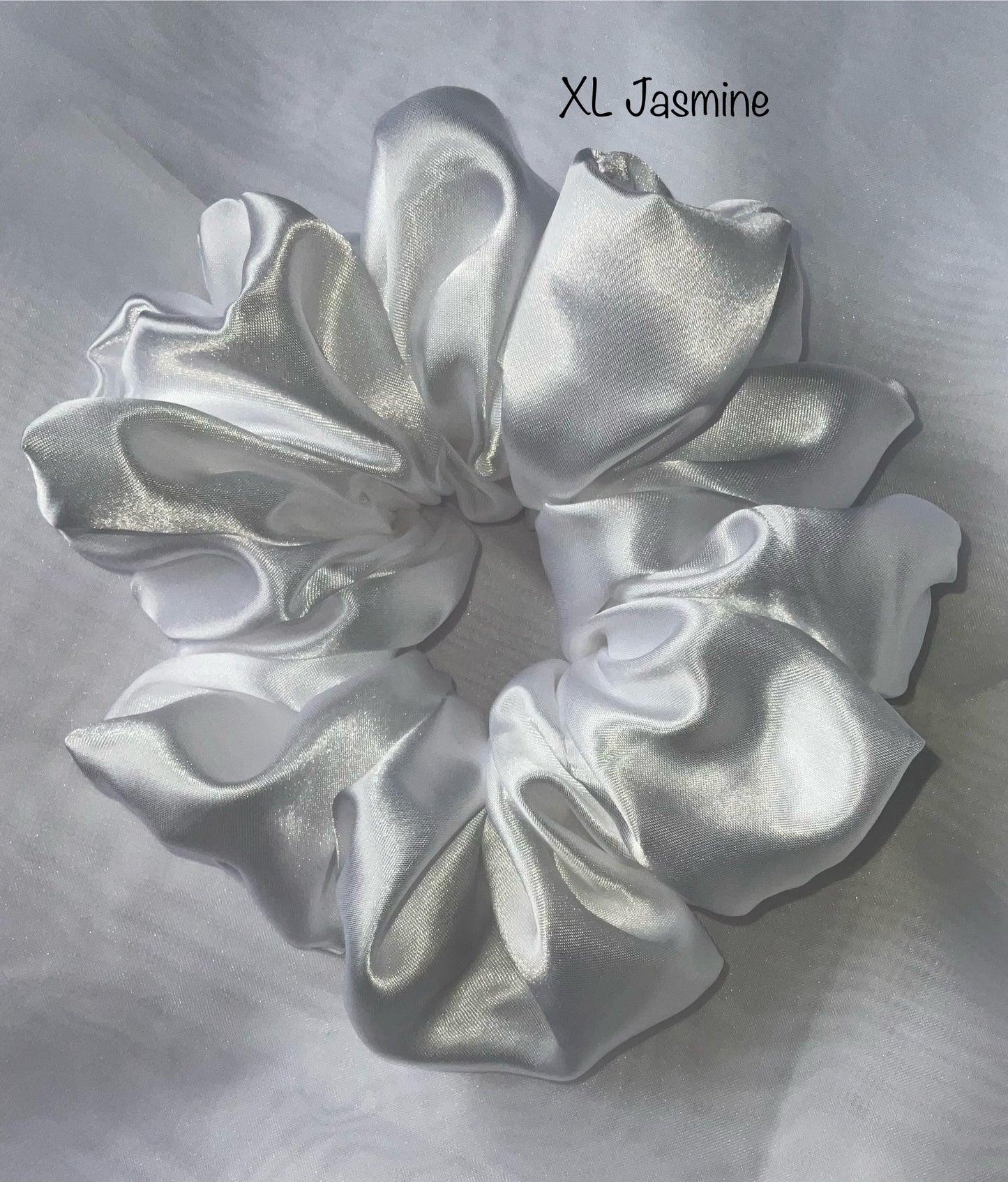 The Jasmine Satin Hair Scrunchies