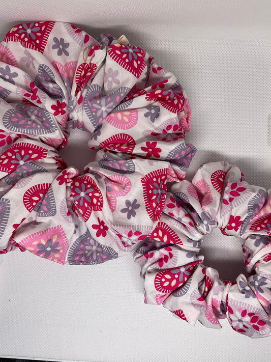Love Hearts Scrunchies