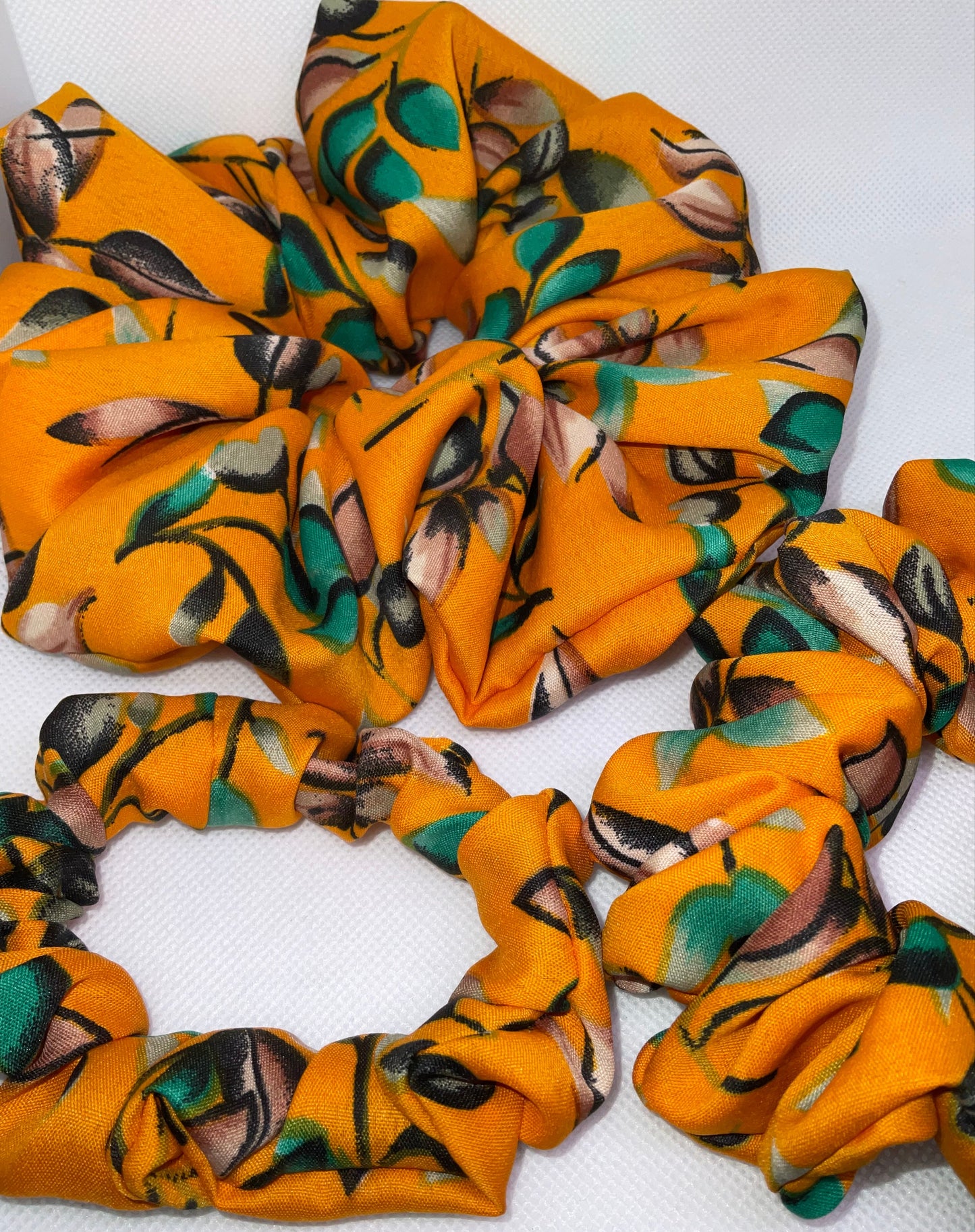 The Clementine Satin Hair Scrunchies 💗