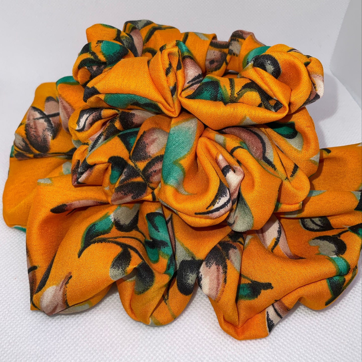 The Clementine Satin Hair Scrunchies 💗