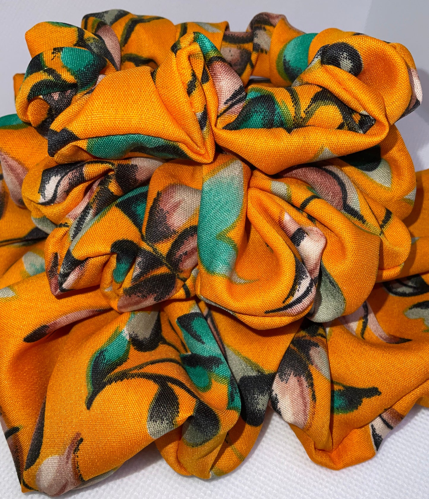 The Clementine Satin Hair Scrunchies 💗