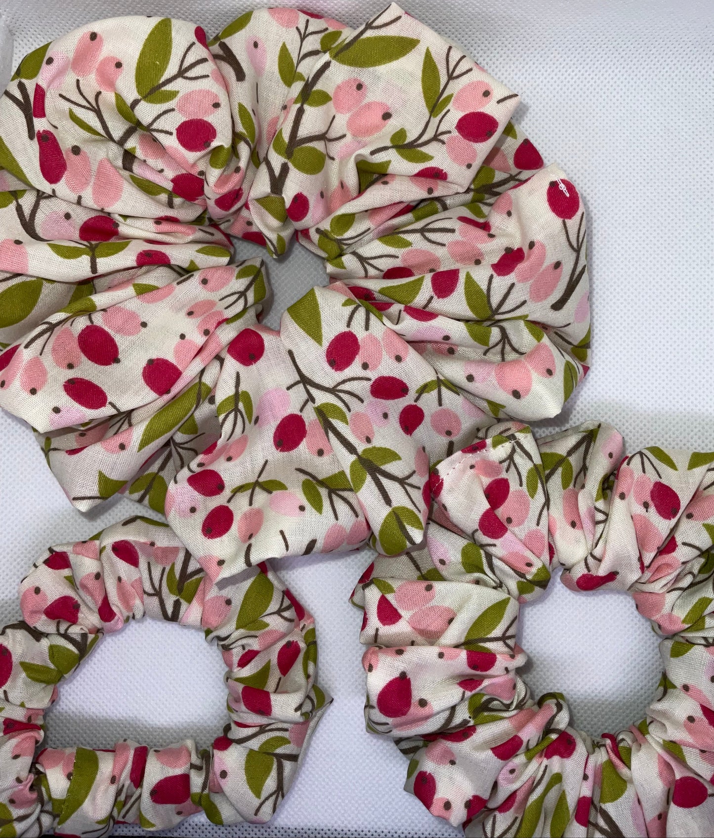 Summer Berry Hair Scrunchies 💗