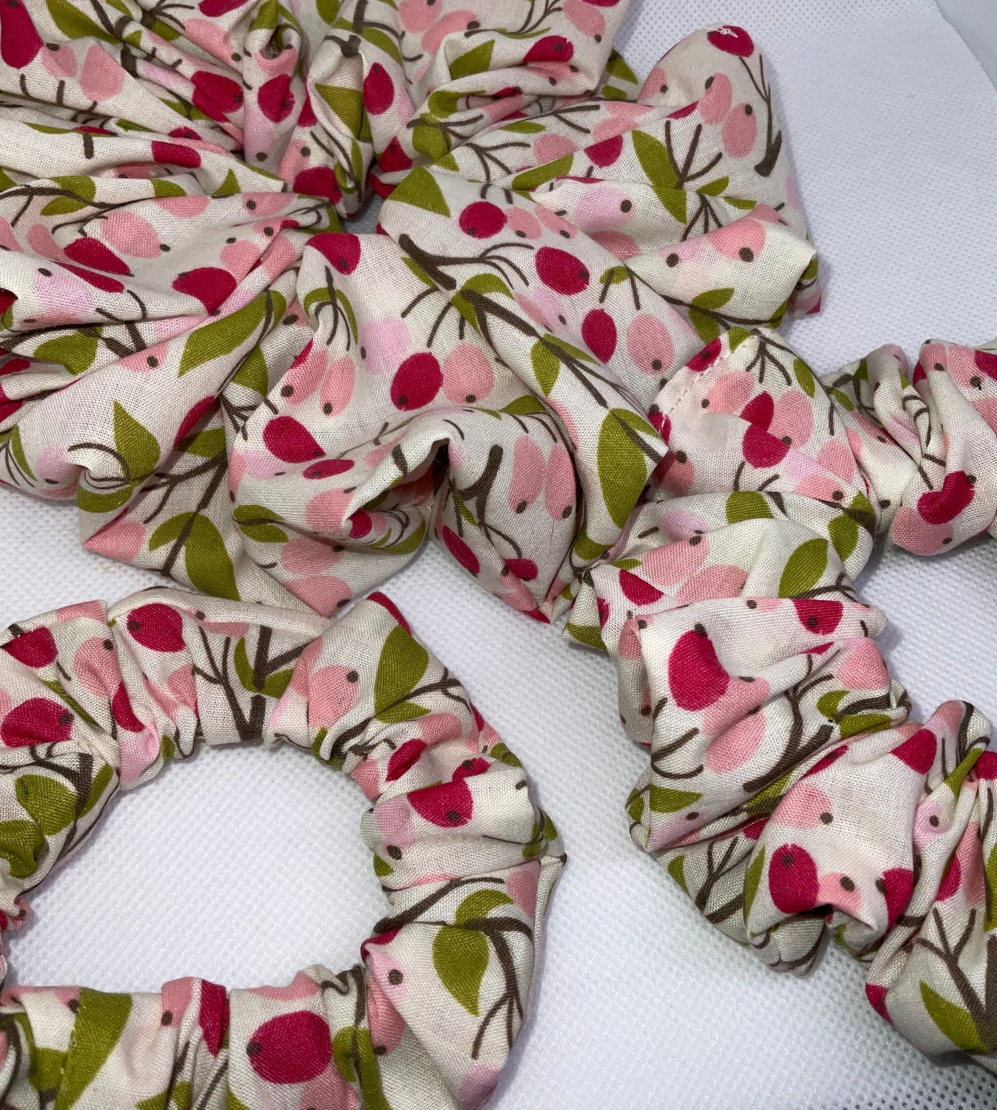 Summer Berry Hair Scrunchies 💗