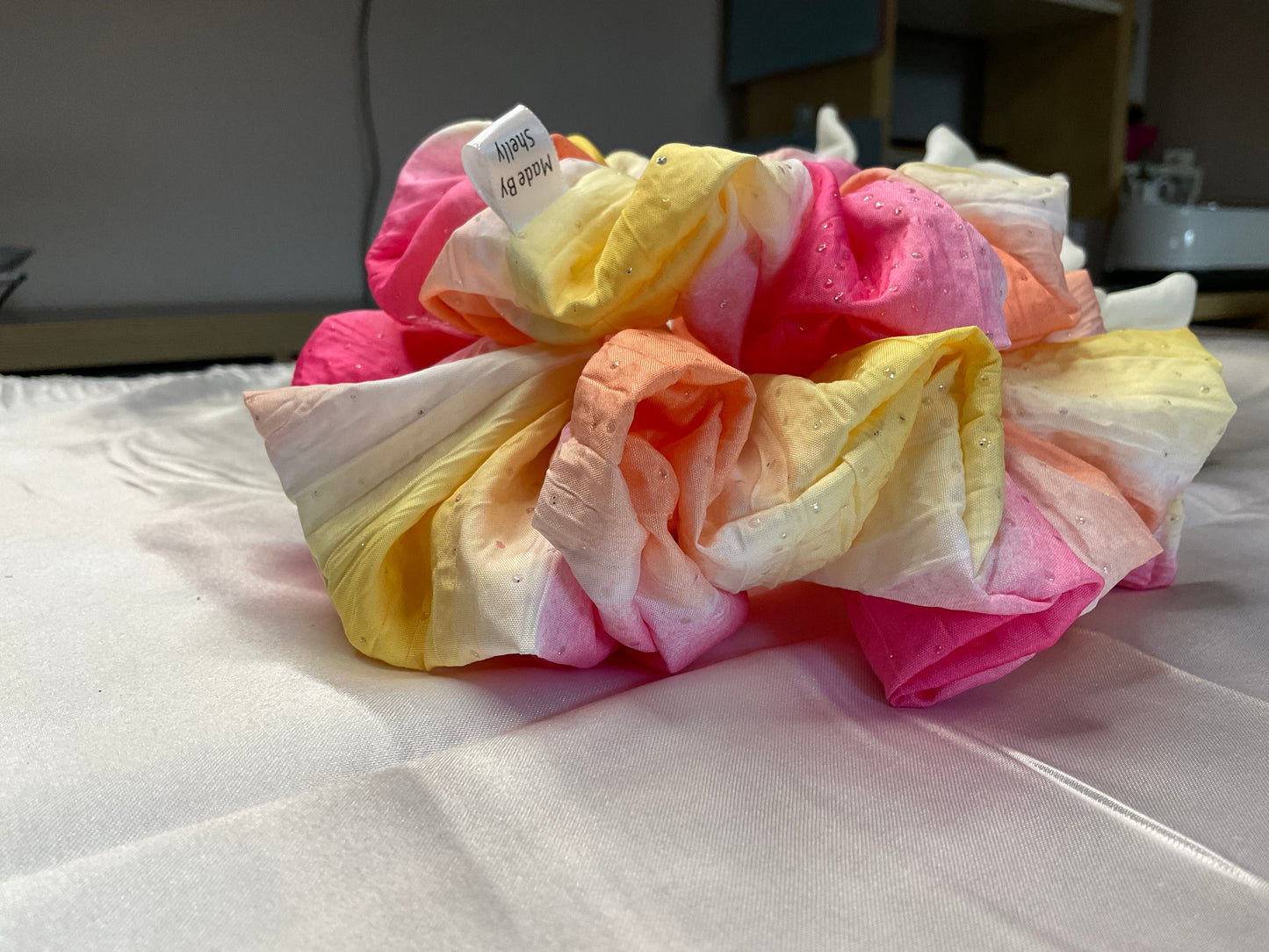 Sparkly Rainbow Hair Scrunchie