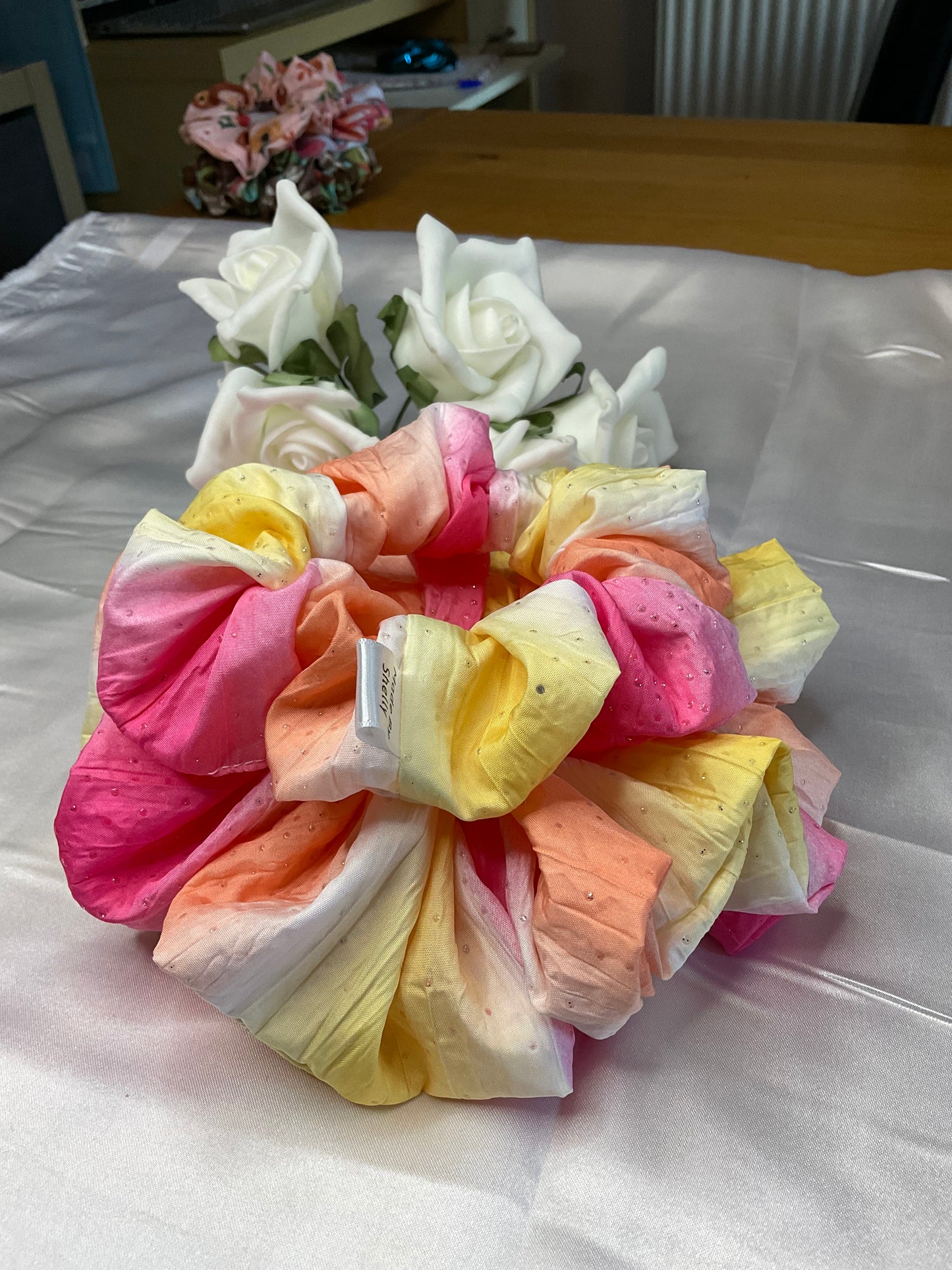 Sparkly Rainbow Hair Scrunchie