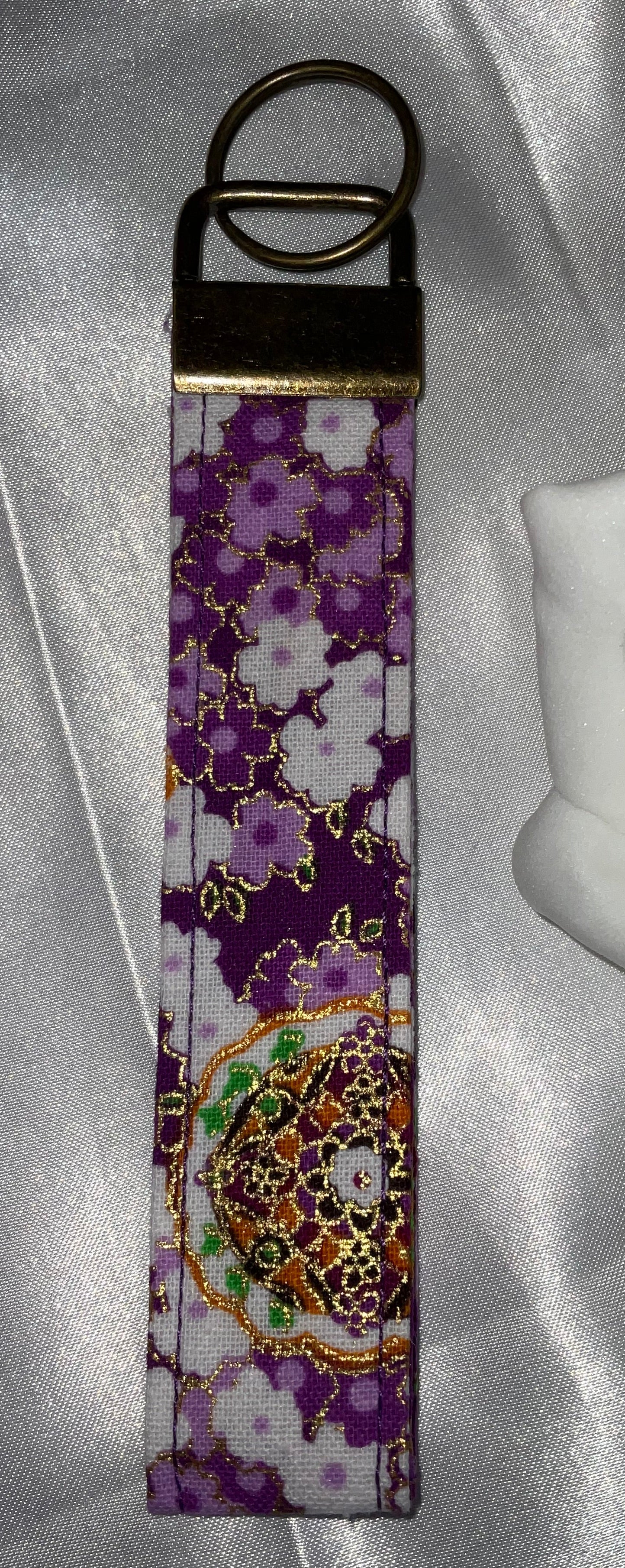 Purple Japanese Fabric Style Wristlets