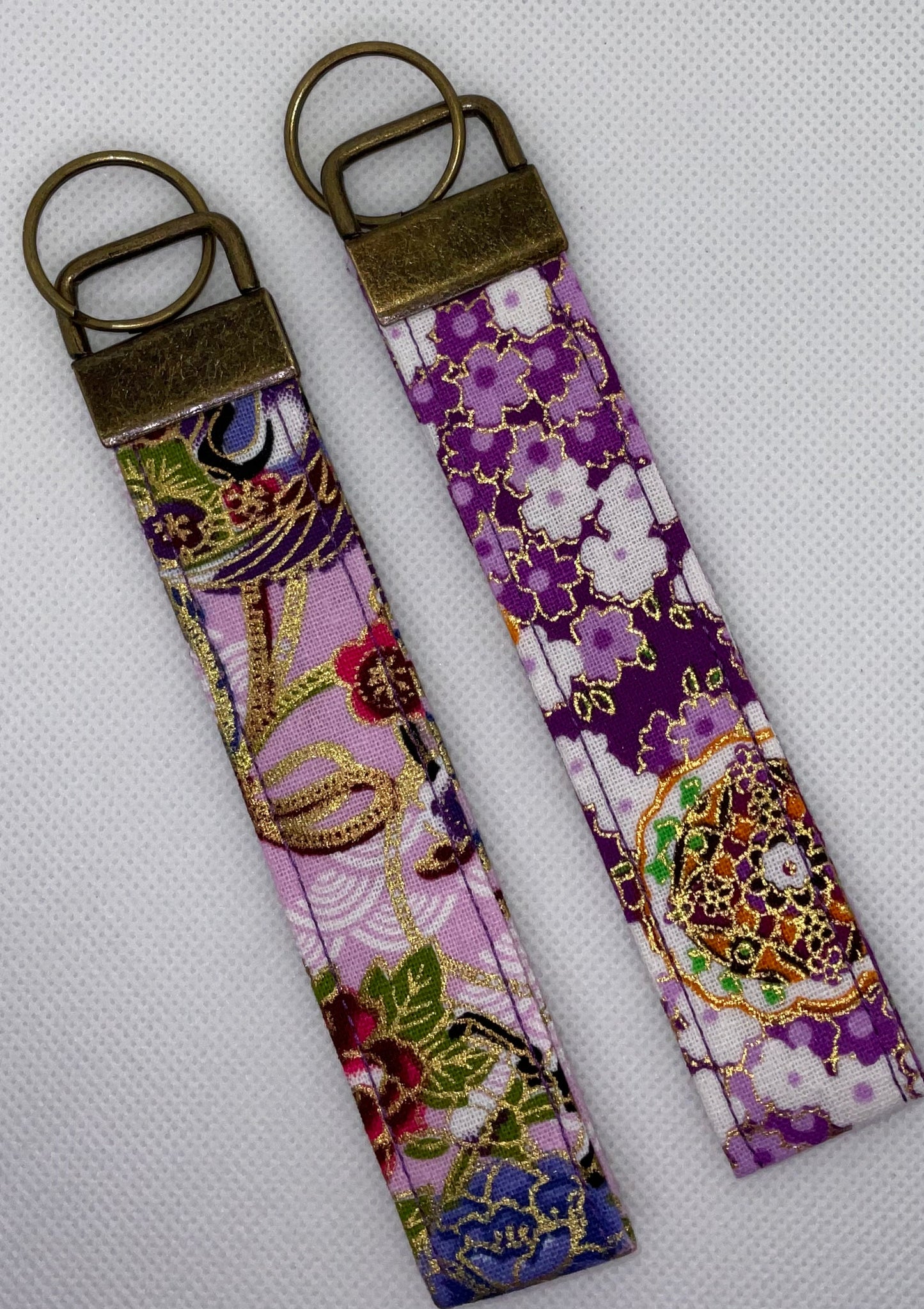 Purple Japanese Fabric Style Wristlets