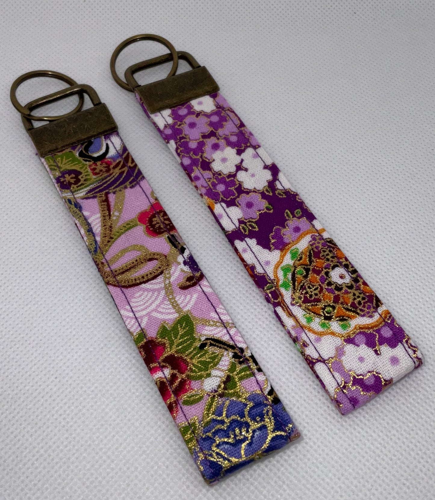 Purple Japanese Fabric Style Wristlets