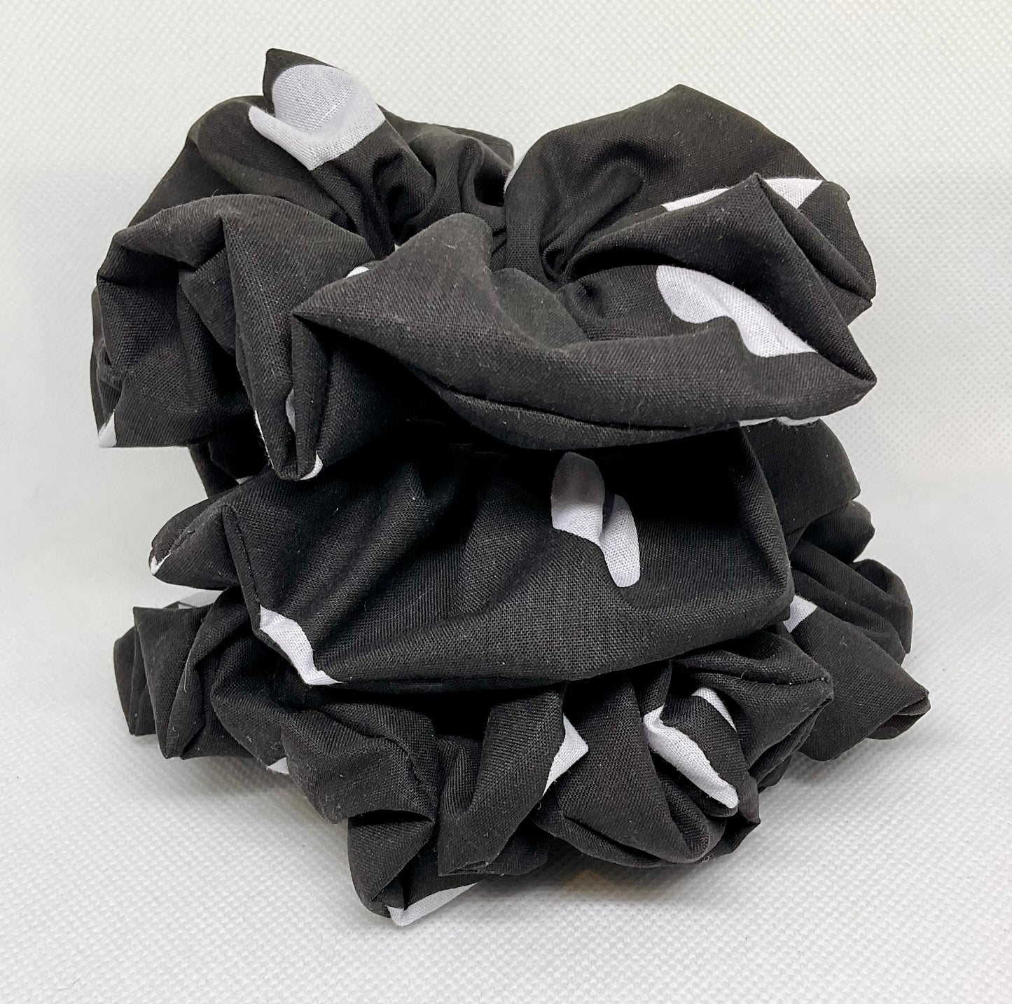 Spotty Regular Size Hair Scrunchies