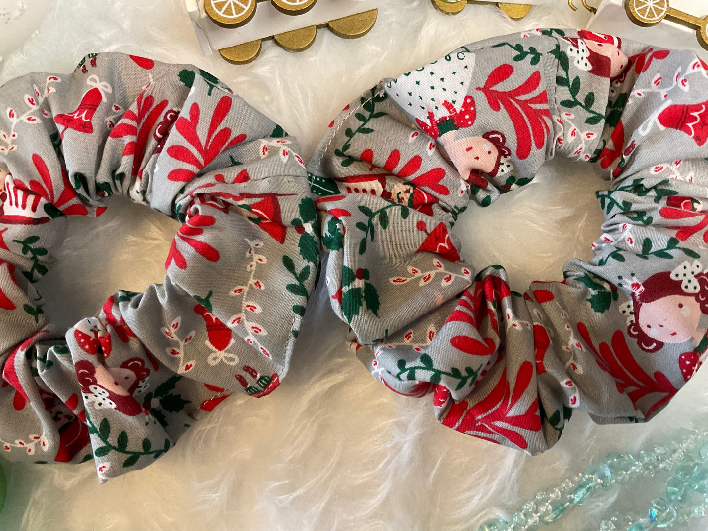 The Christmas Nutcracker Hair Scrunchies