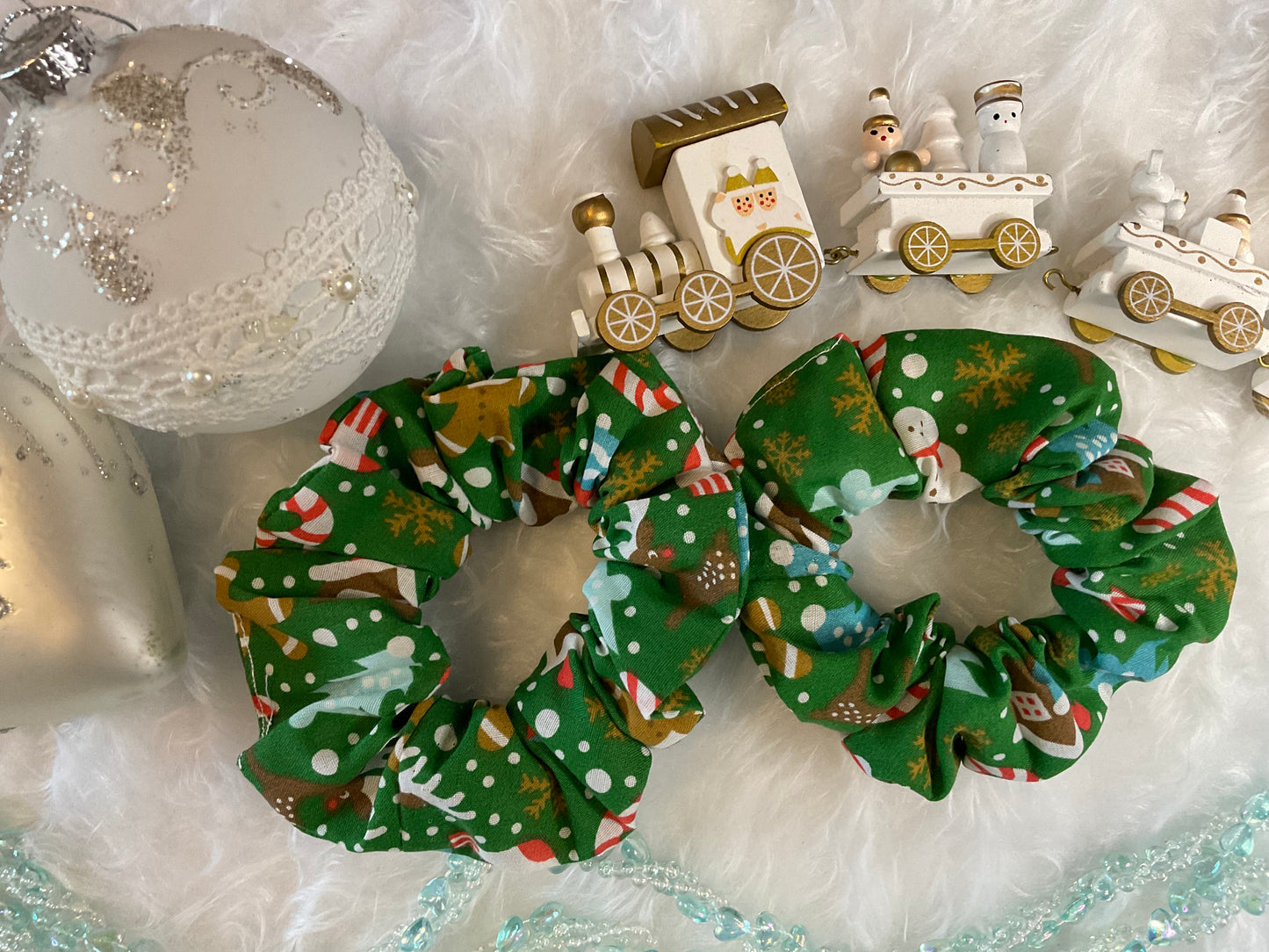 Children's Christmas Hair Scrunchies