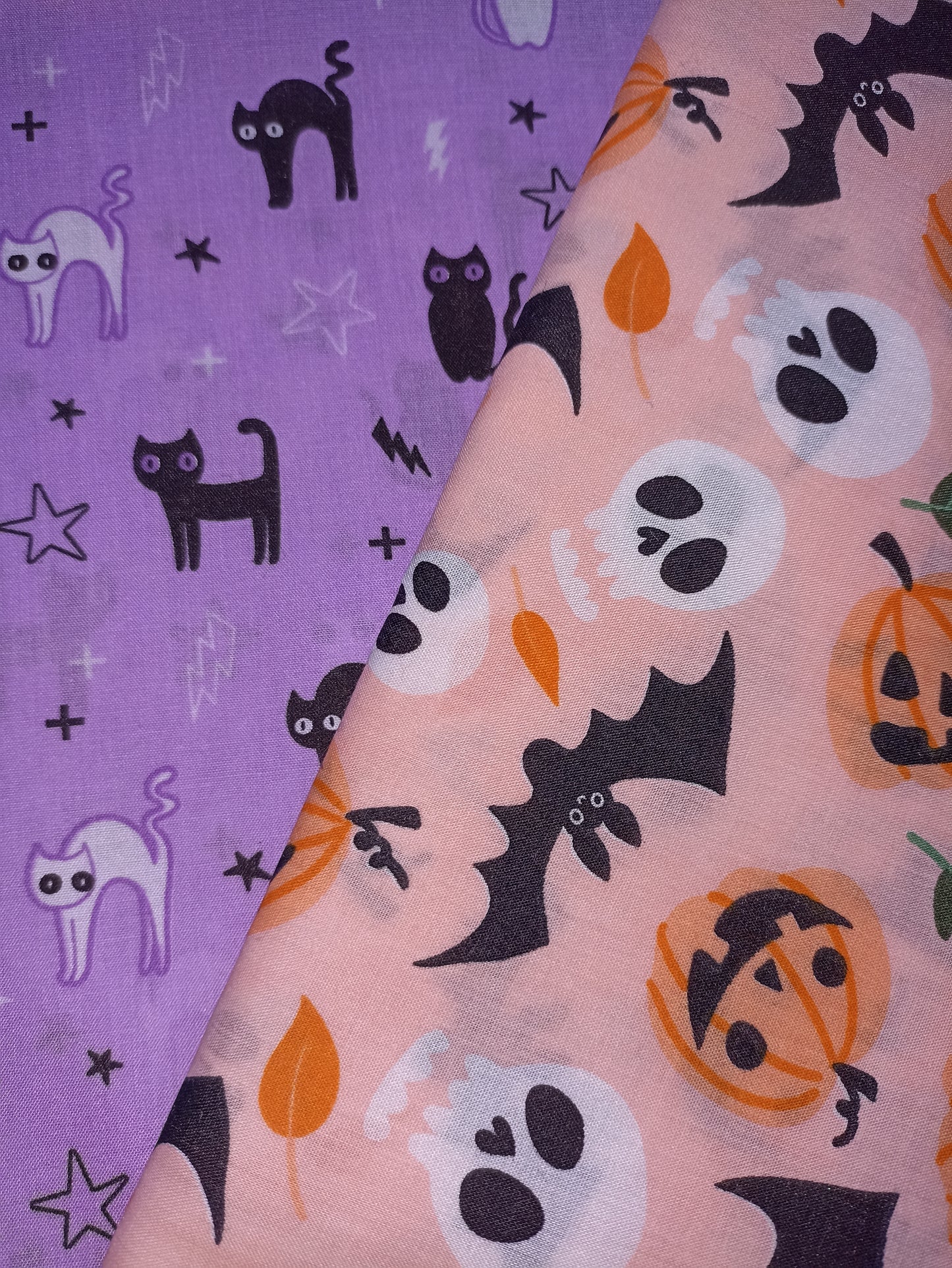 Pack of Two Halloween Hair Scrunchies