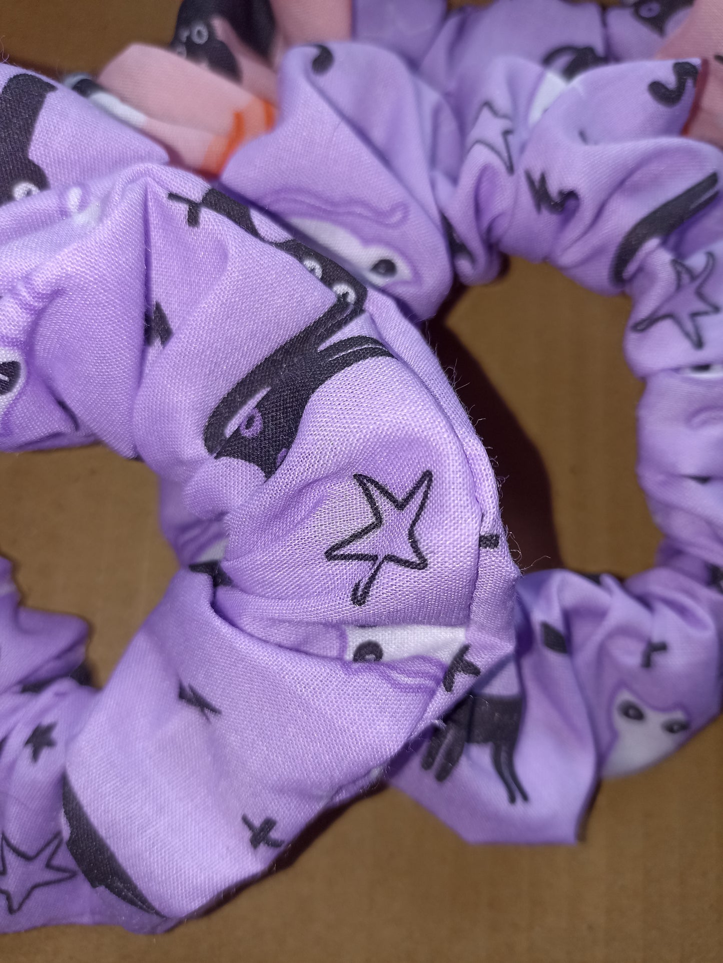 Pack of Two Halloween Hair Scrunchies