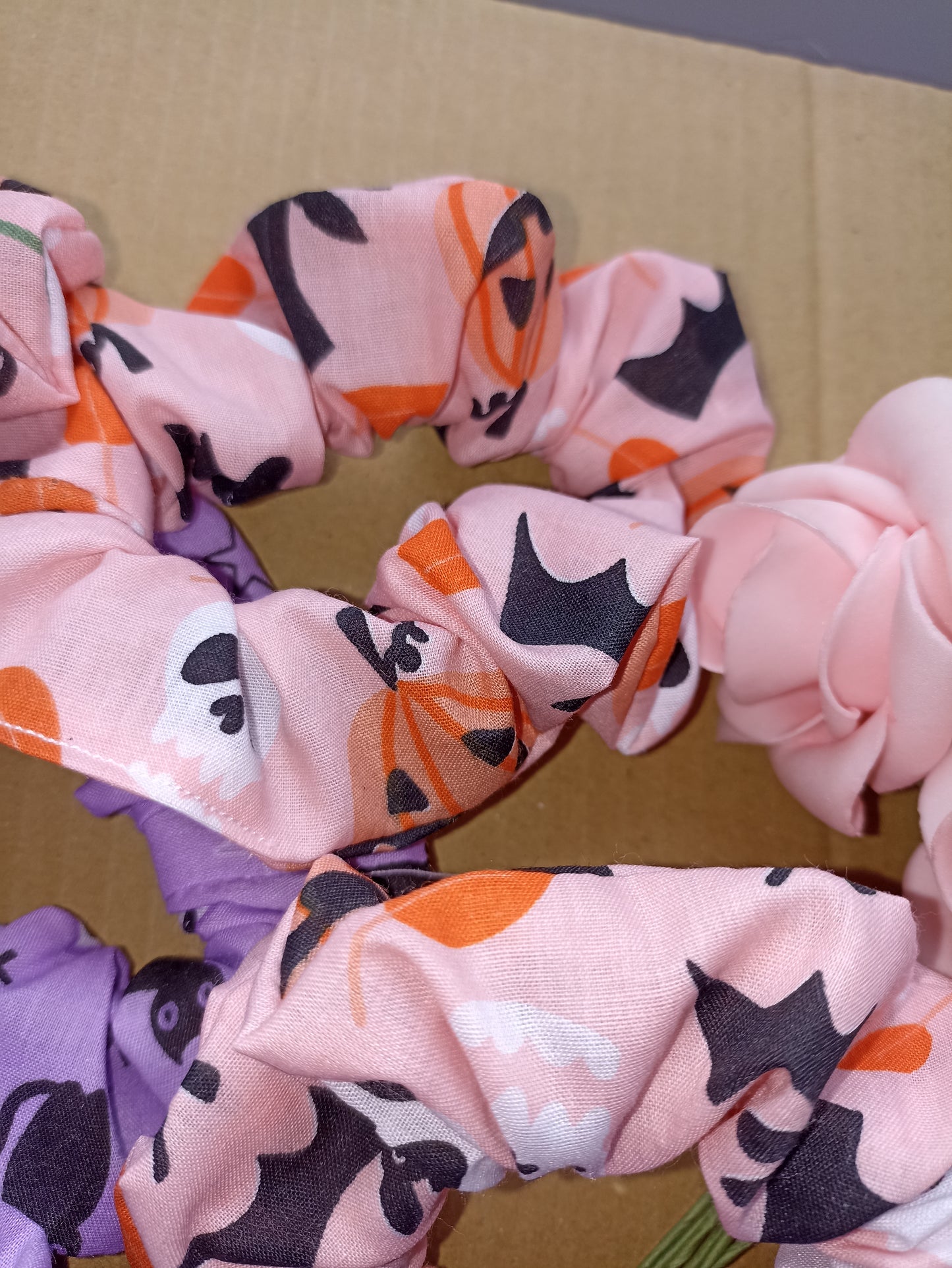 Pack of Two Halloween Hair Scrunchies