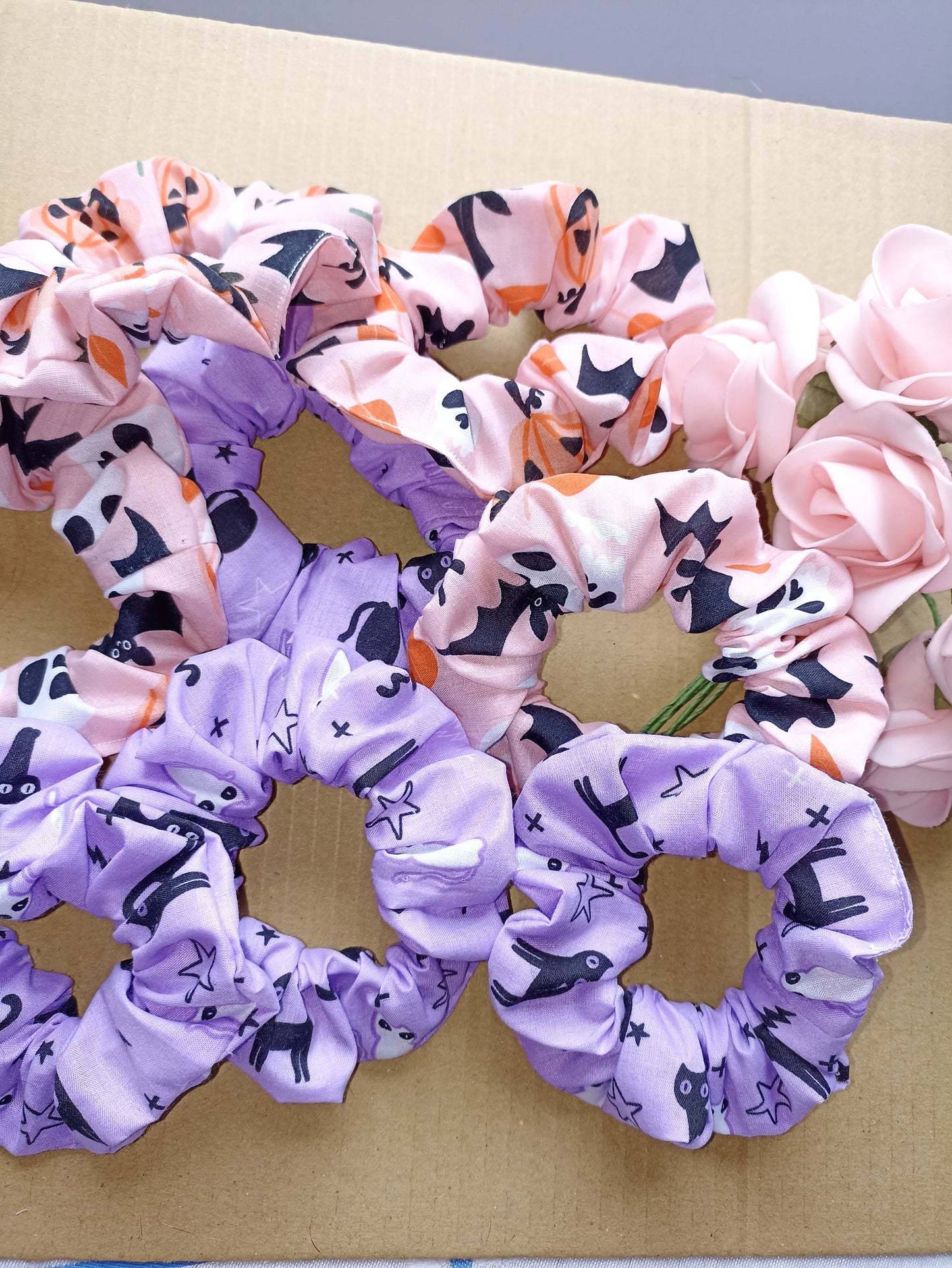 Pack of Two Halloween Hair Scrunchies