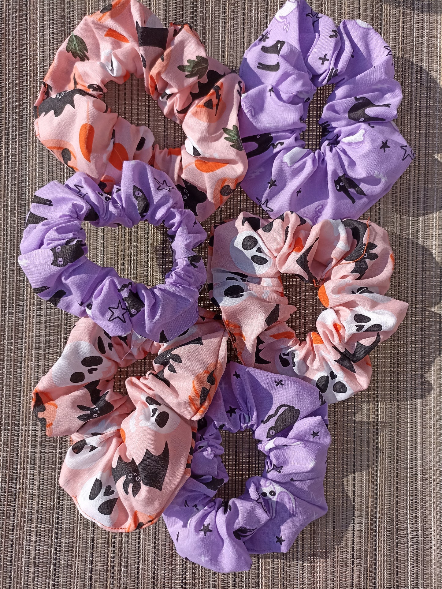 Pack of Two Halloween Hair Scrunchies