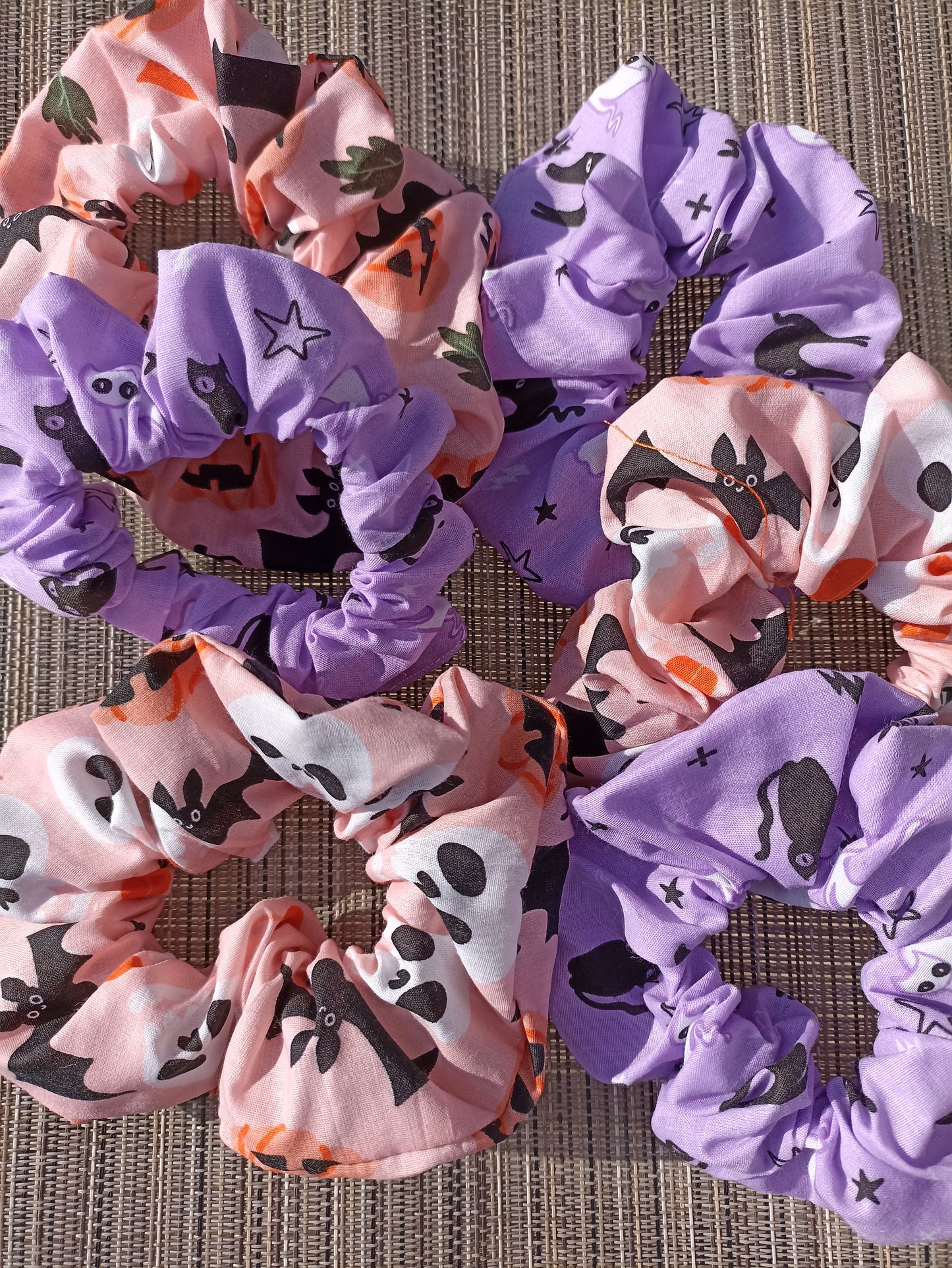 Pack of Two Halloween Hair Scrunchies