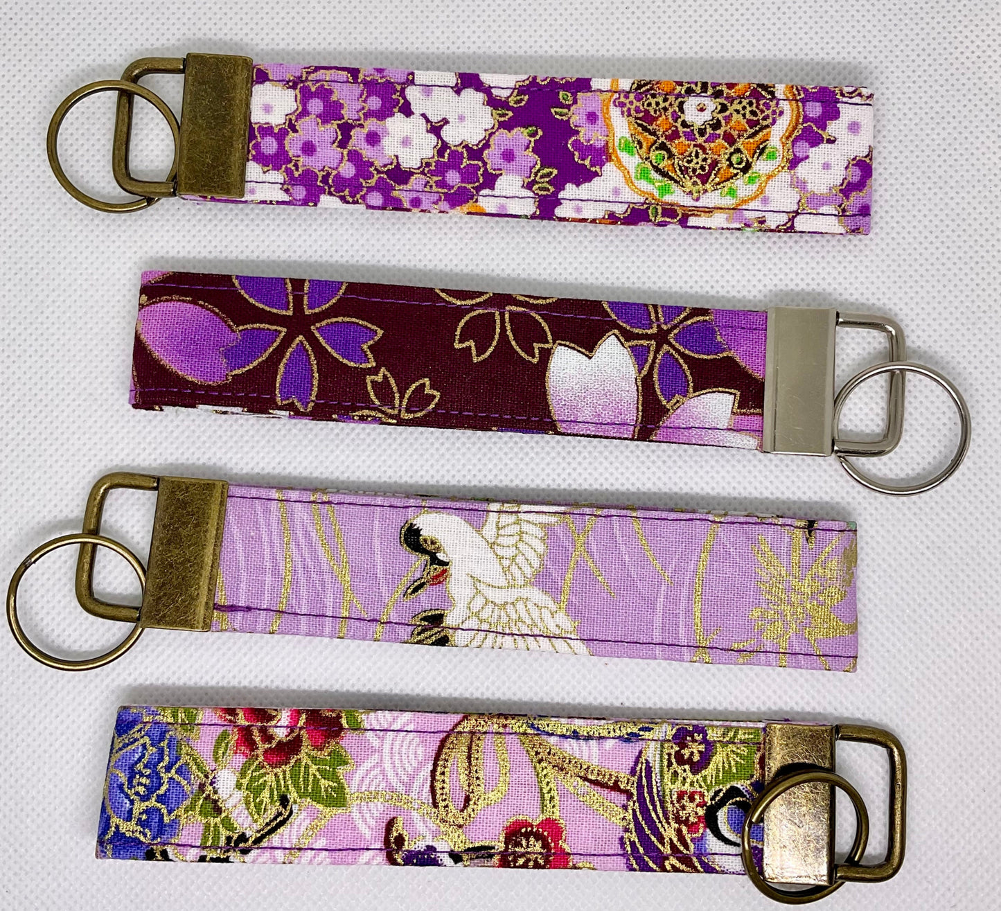Purple Japanese Fabric Style Wristlets