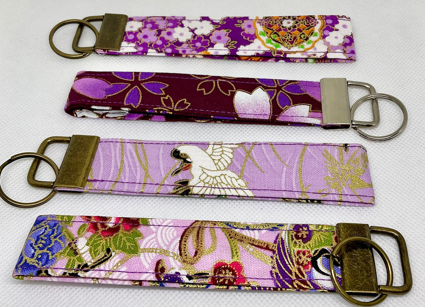 Purple Japanese Fabric Style Wristlets