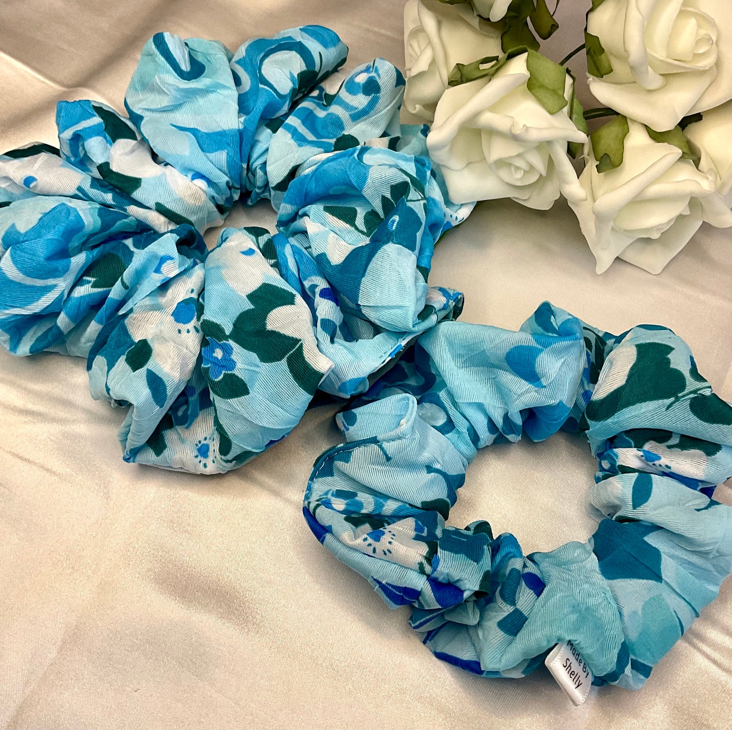 Blue Lagoon Hair Scrunchie