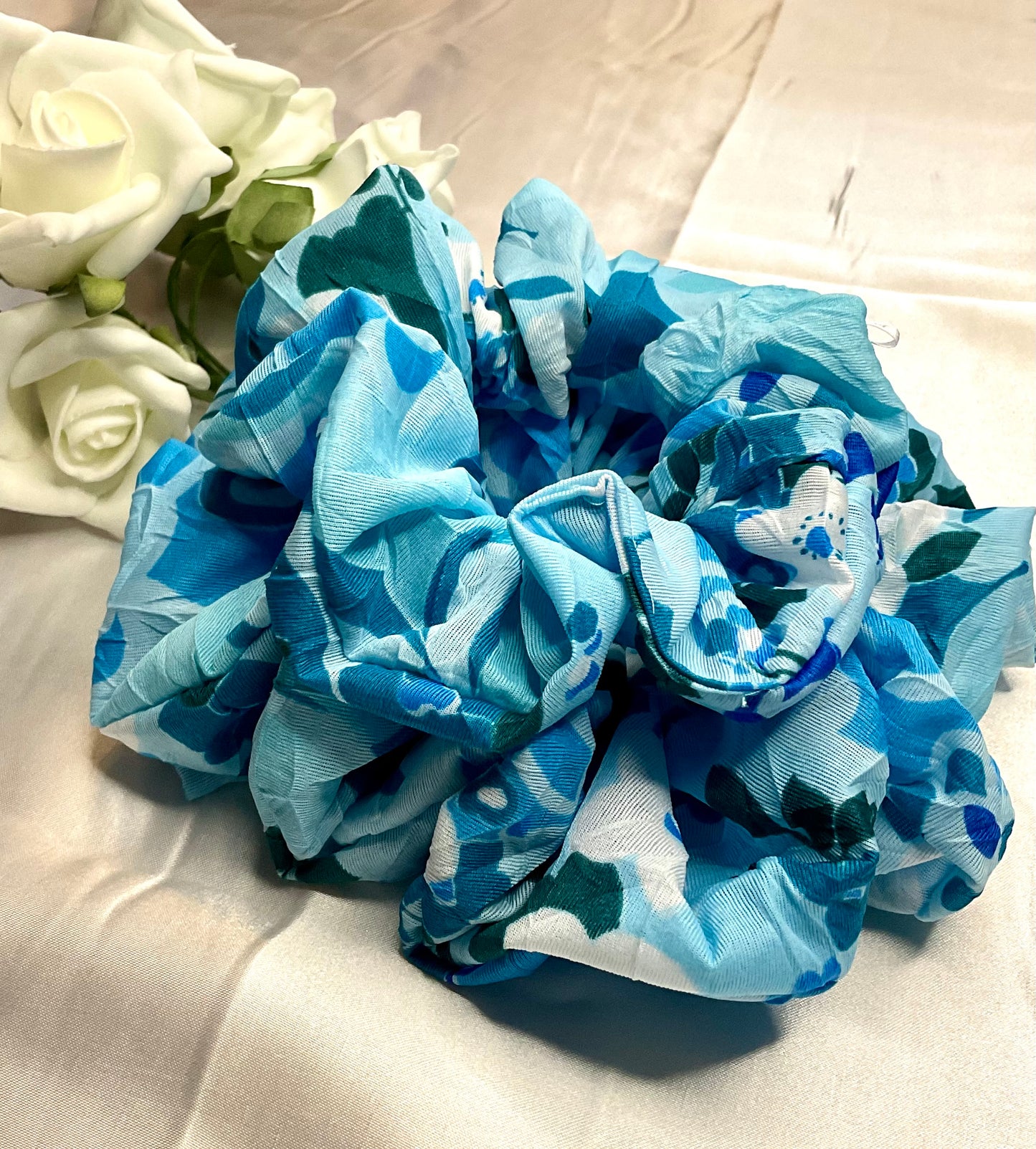 Blue Lagoon Hair Scrunchie