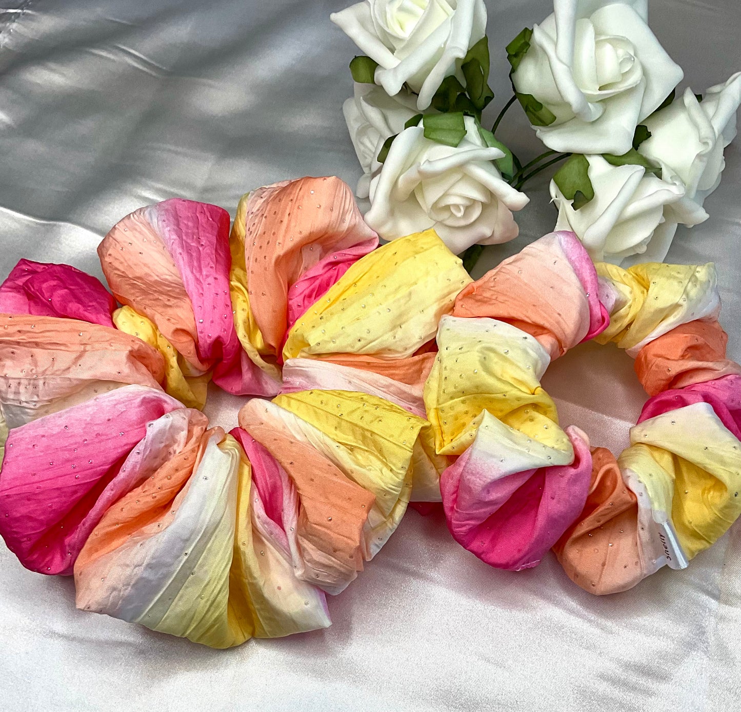 Sparkly Rainbow Hair Scrunchie