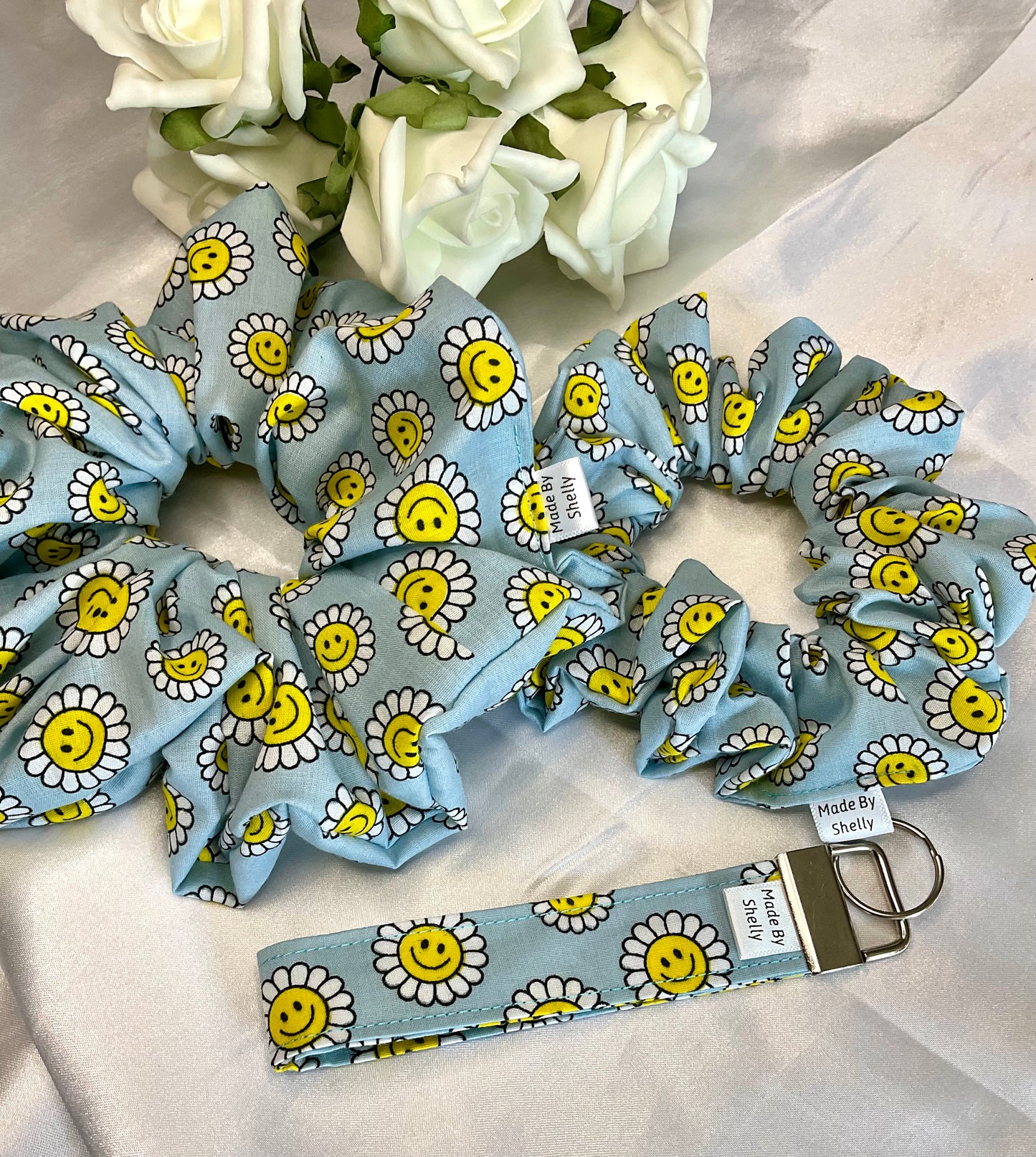 Happy Flowers Wristlet