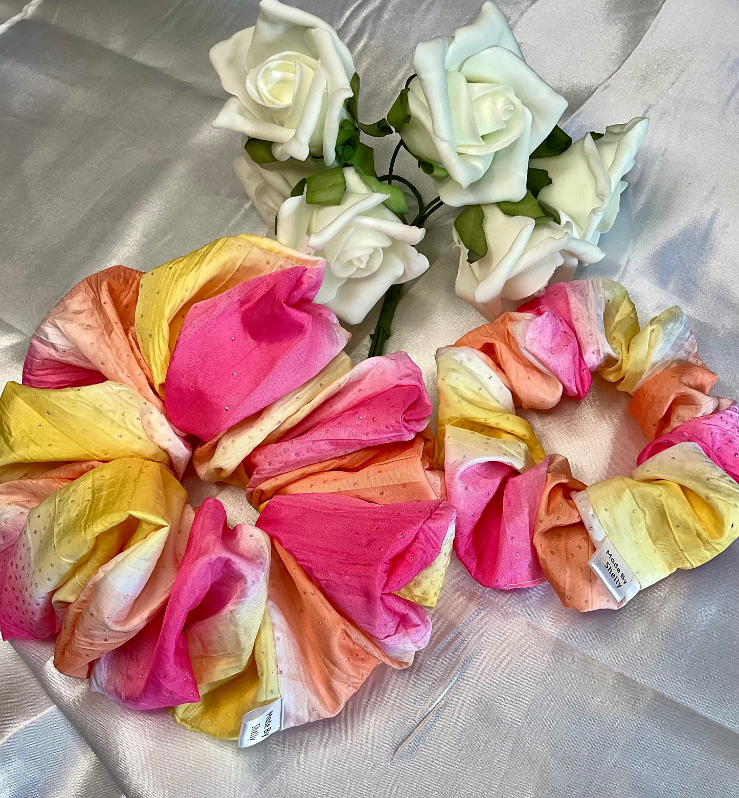 Sparkly Rainbow Hair Scrunchie