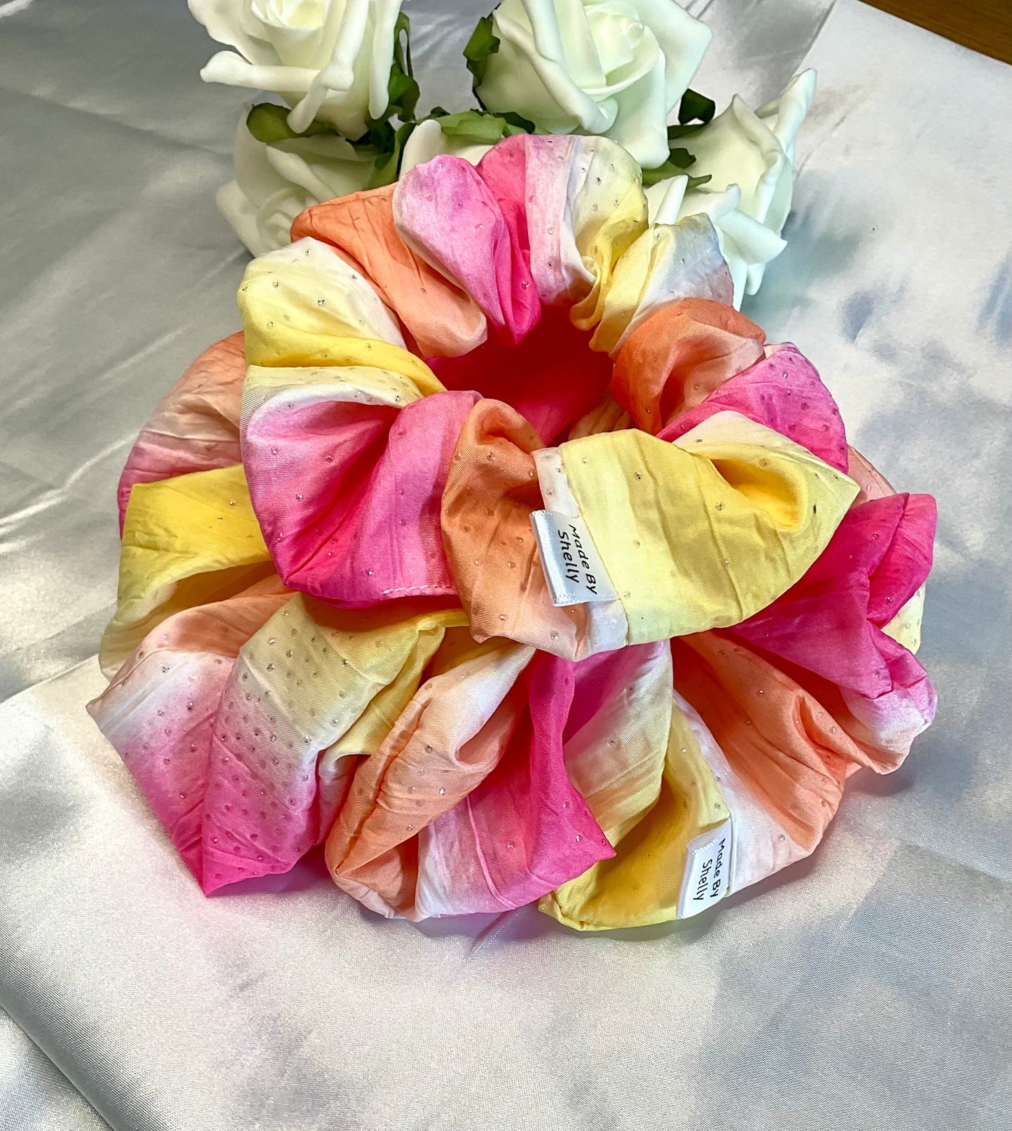 Sparkly Rainbow Hair Scrunchie