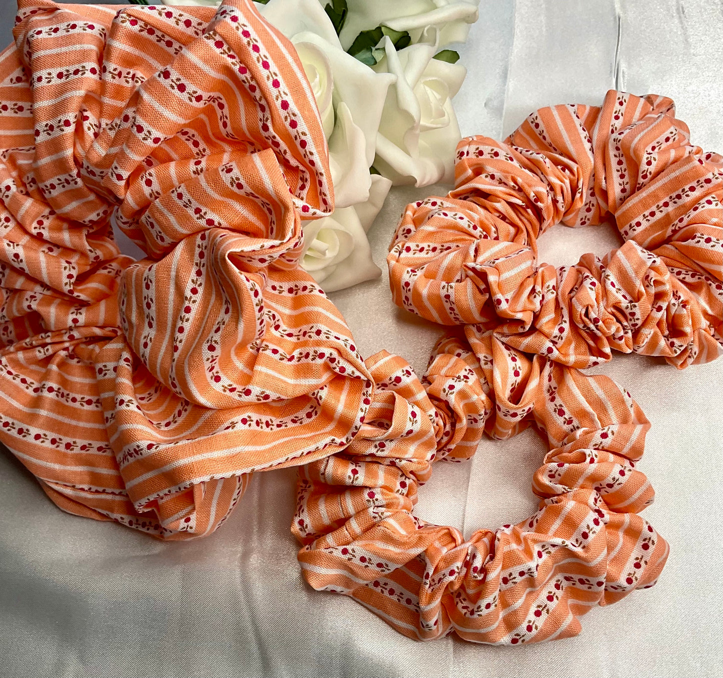 The Ebony Hair Scrunchies