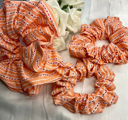 The Ebony Hair Scrunchies