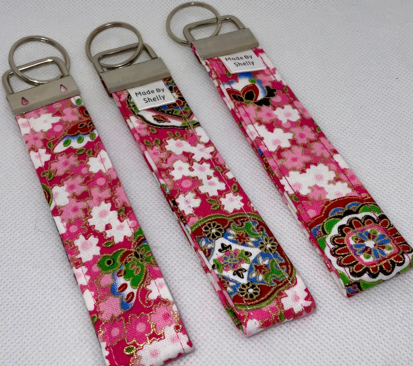 Pink Japanese Fabric Style Wristlets