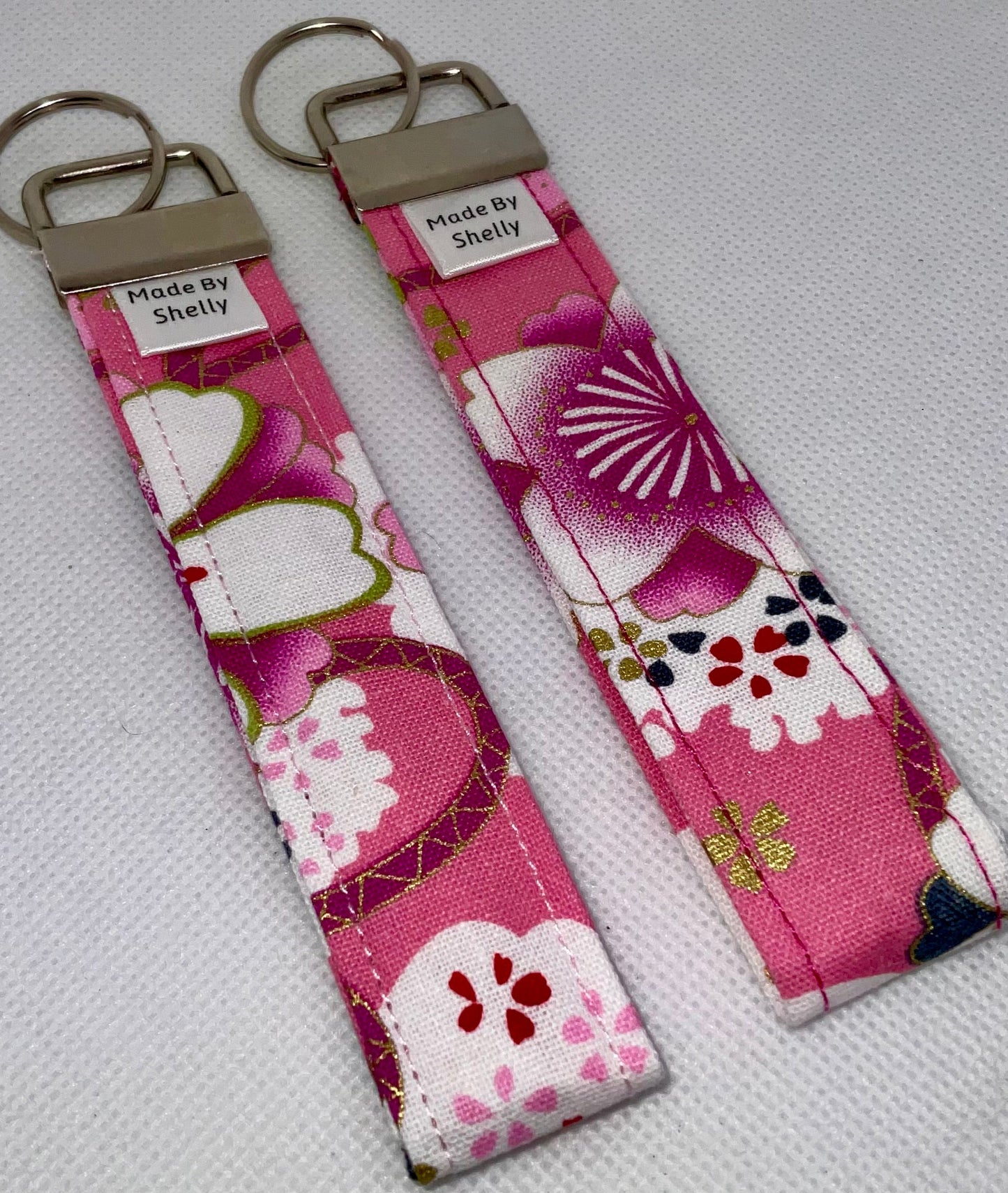 Pink Japanese Fabric Style Wristlets
